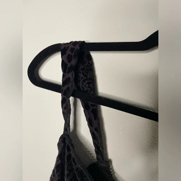 NWT Free People Intimately In My Heart Bodycon Burnout Velvet Midi Slip Dress - Picture 5 of 11